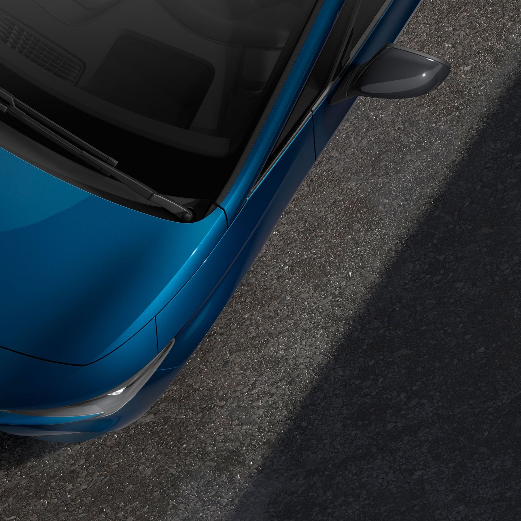 CUPRA Born em azul aurora