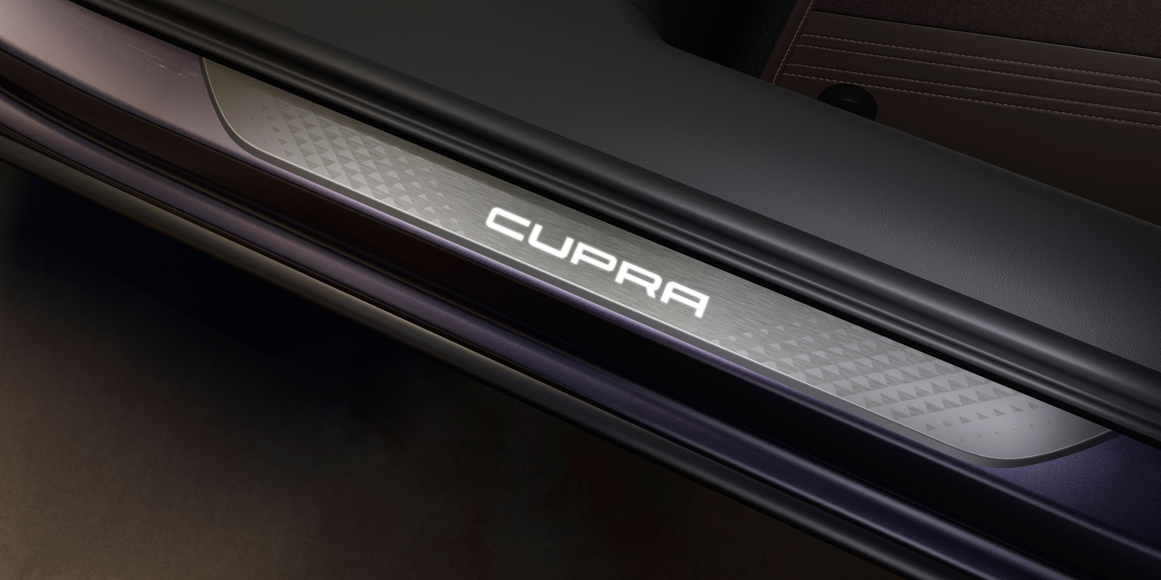 Close-up do equipamento do CUPRA Terramar   