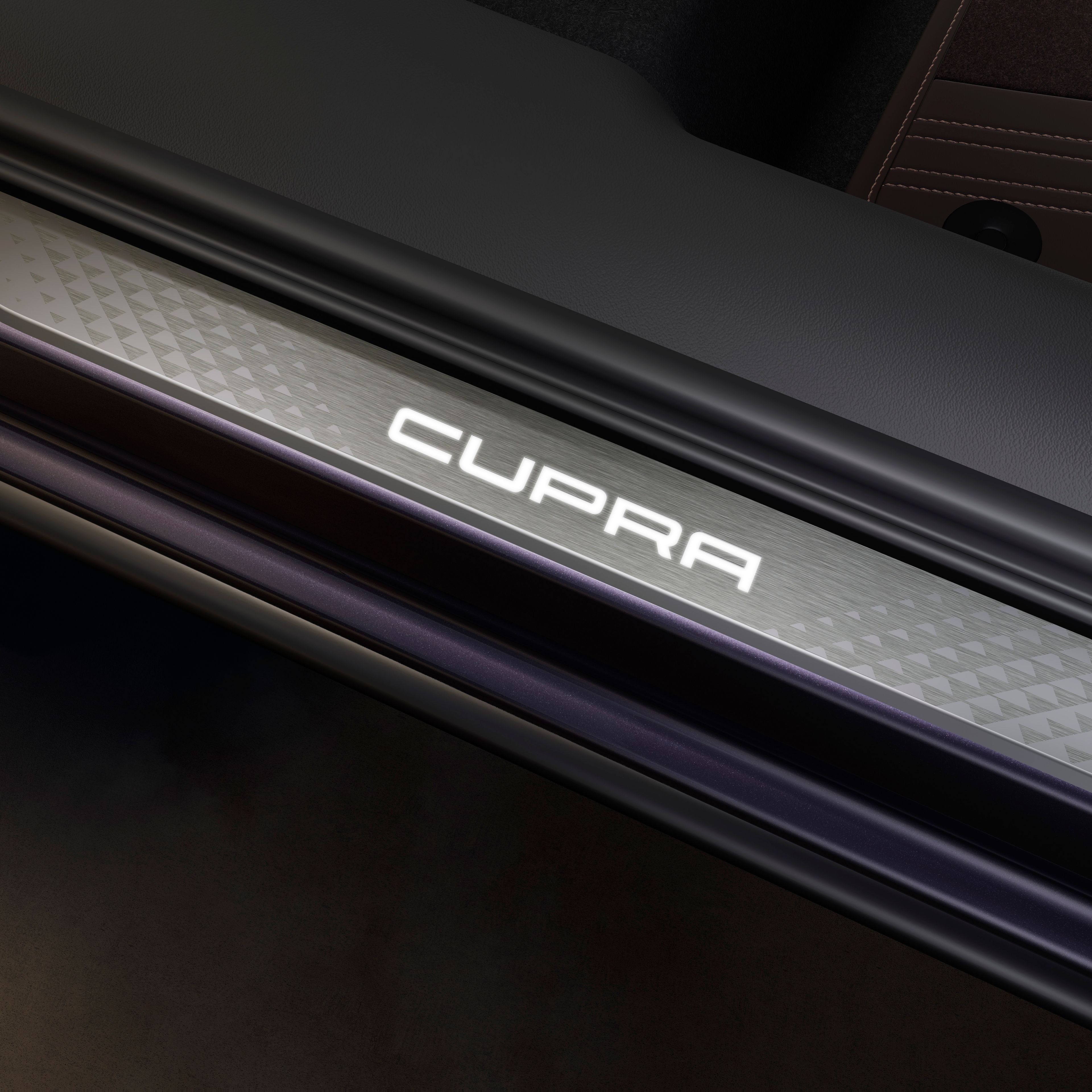 Close-up do equipamento do CUPRA Terramar   