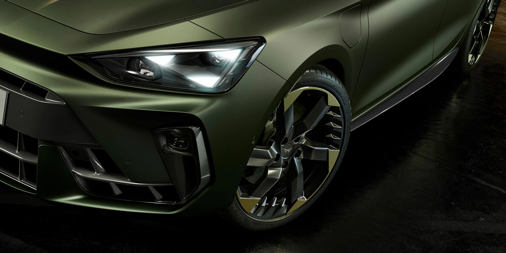 Jante Sulfur de liga leve de 19 polegadas incluída na nova edição do cupra leon tribe edition