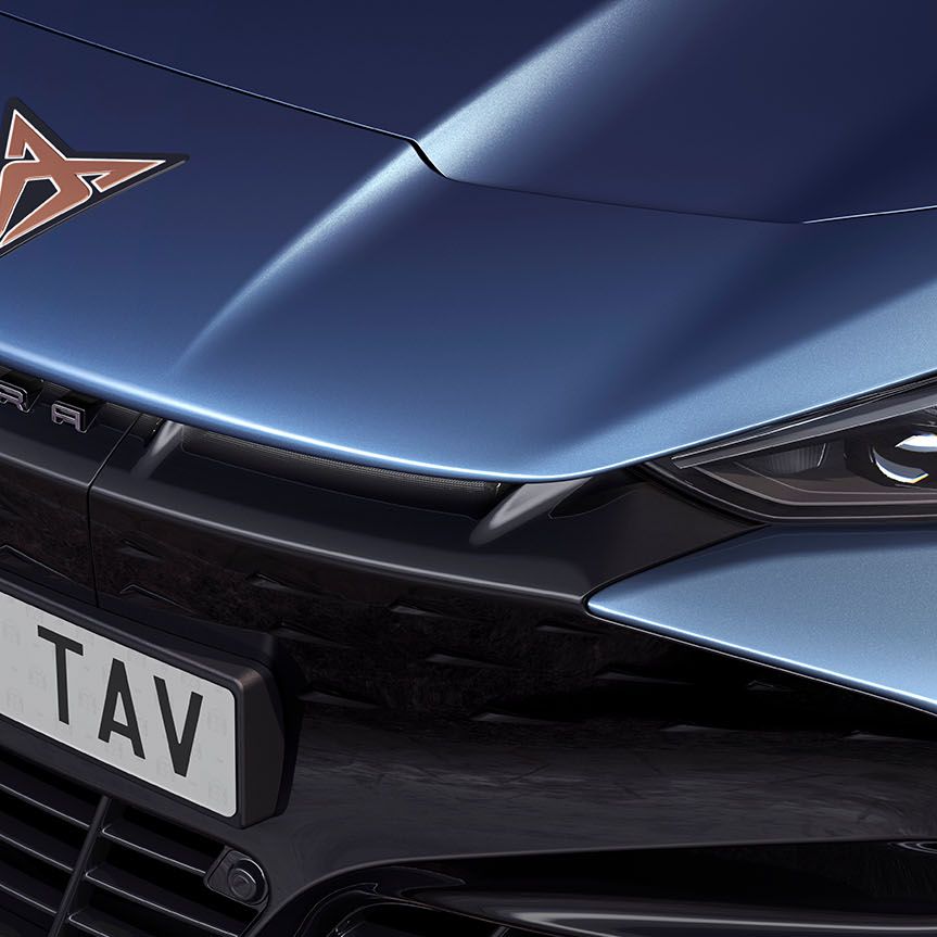novo carro tavascan na cor azul 