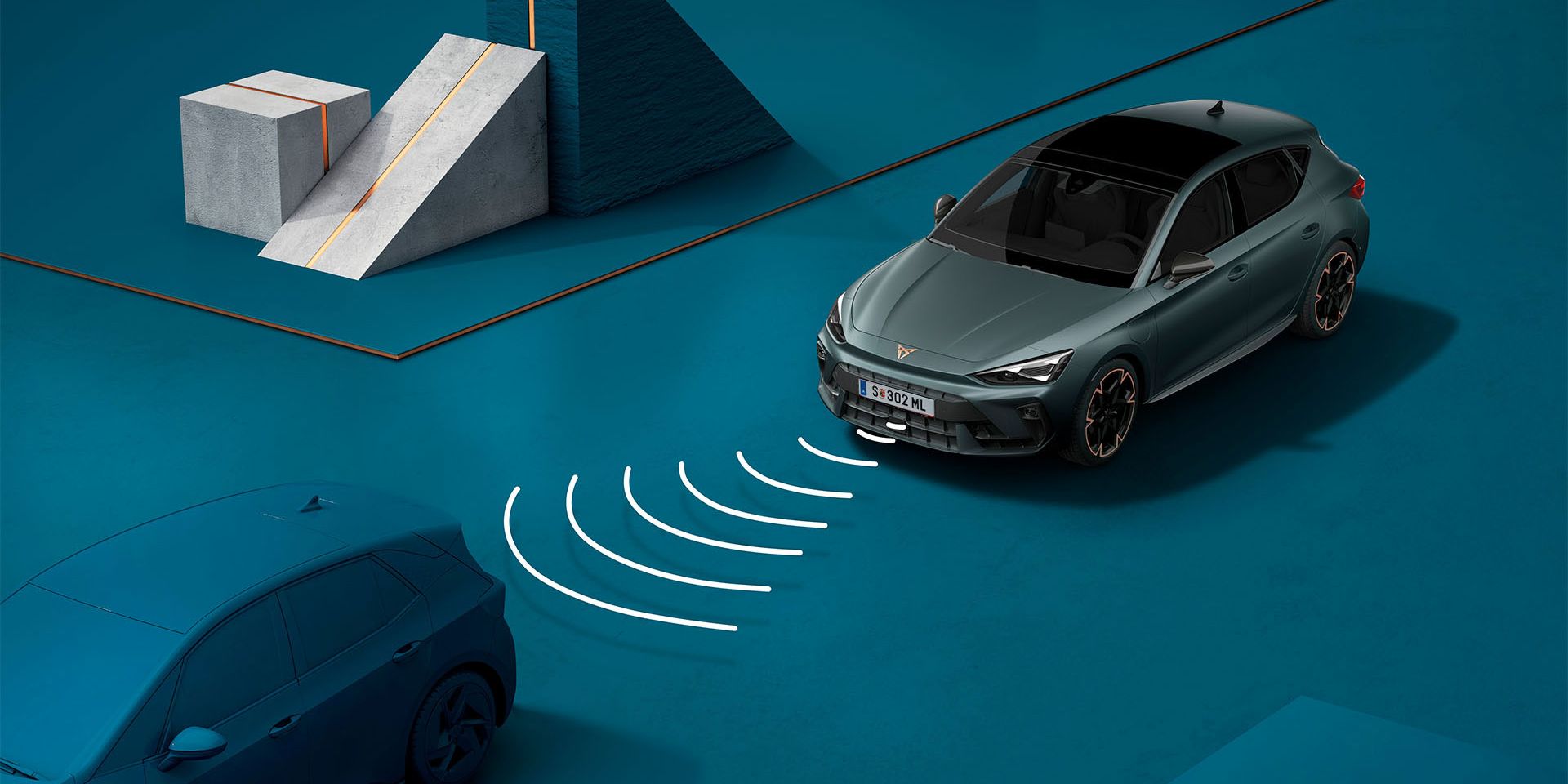 como utilizar o novo cupra leon e o sistema de controlo de velocidade de cruzeiro adaptativo, demonstração visual do ACC