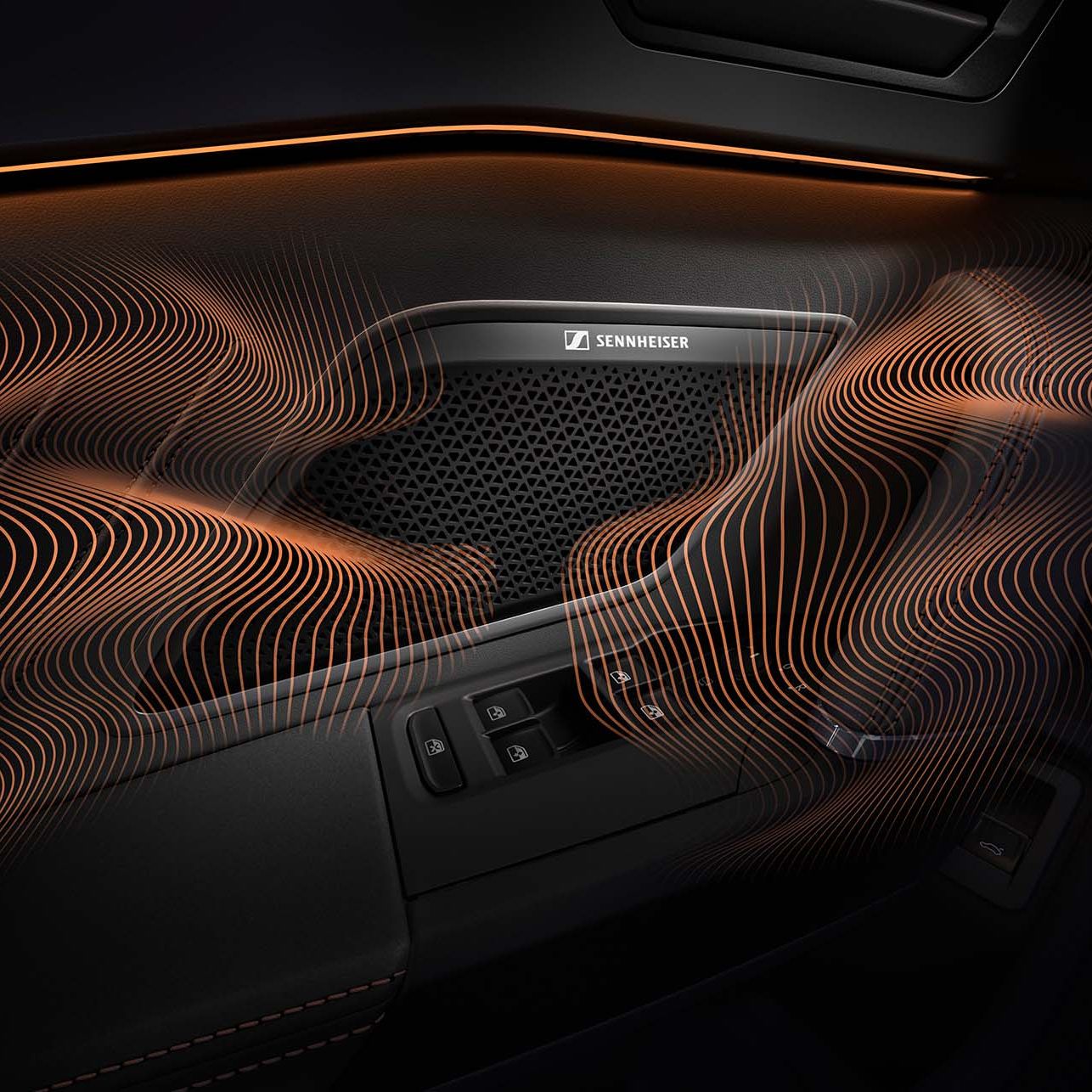 Sennheiser Lautsprecher in einem CUPRA Formentor.