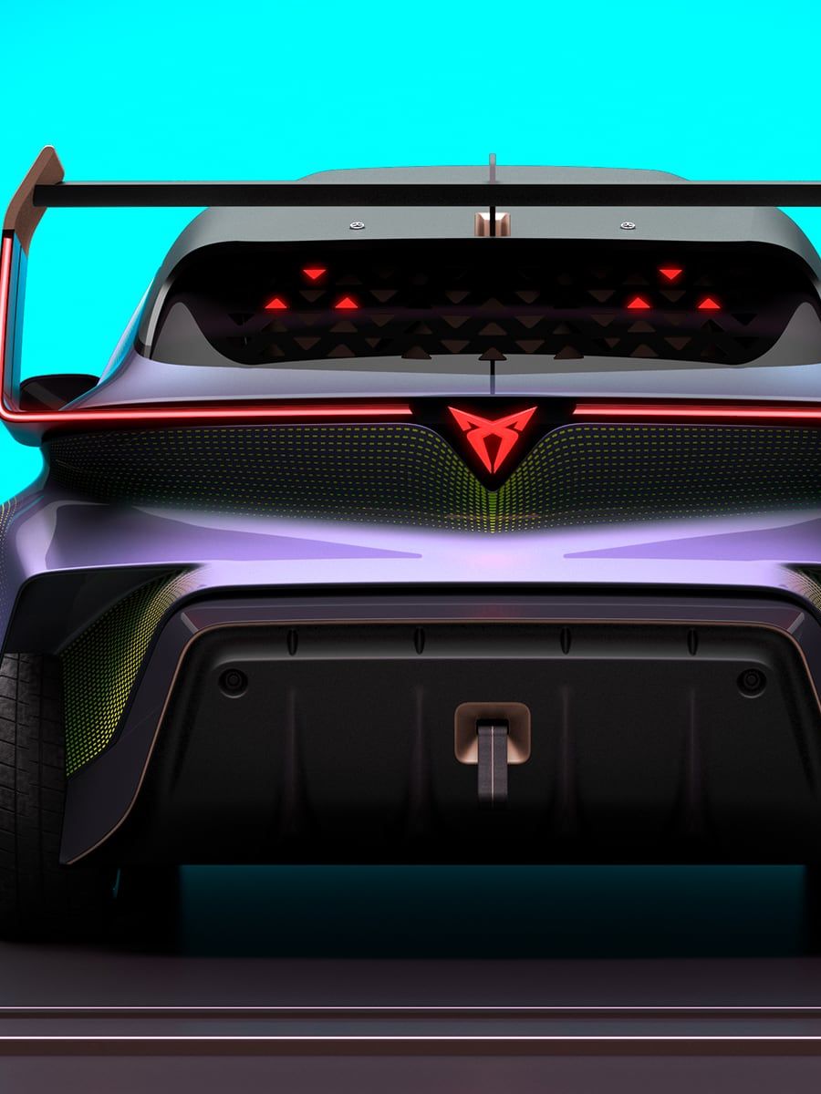 CUPRA UrbanRebel - Vista traseira