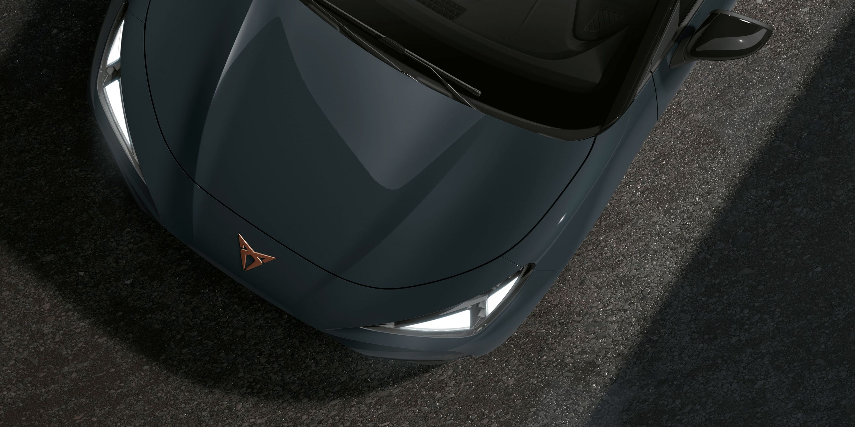 CUPRA Raval na cor Azul Fiord