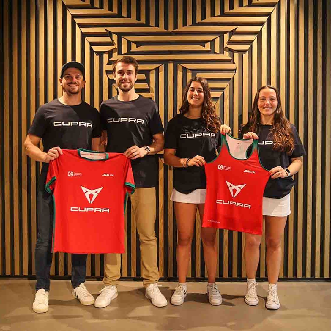 CUPRA patrocina Seleções Nacionais de Absolutos de Padel