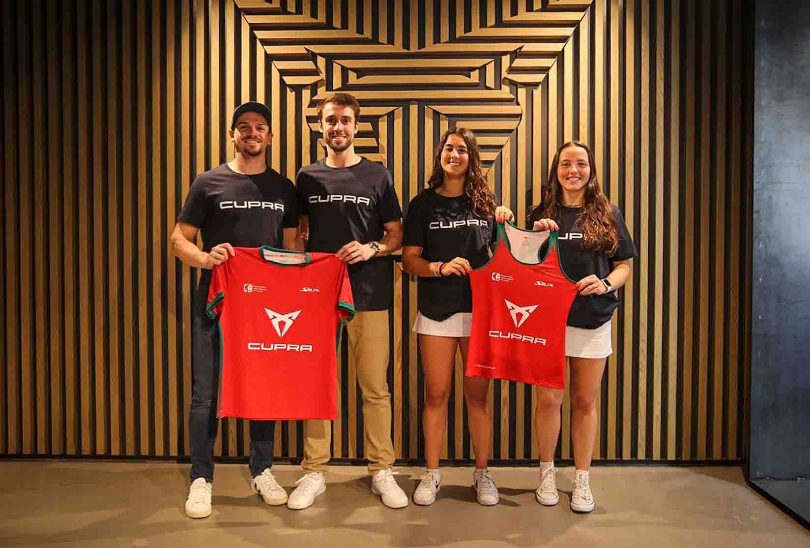 CUPRA patrocina Seleções Nacionais de Absolutos de Padel