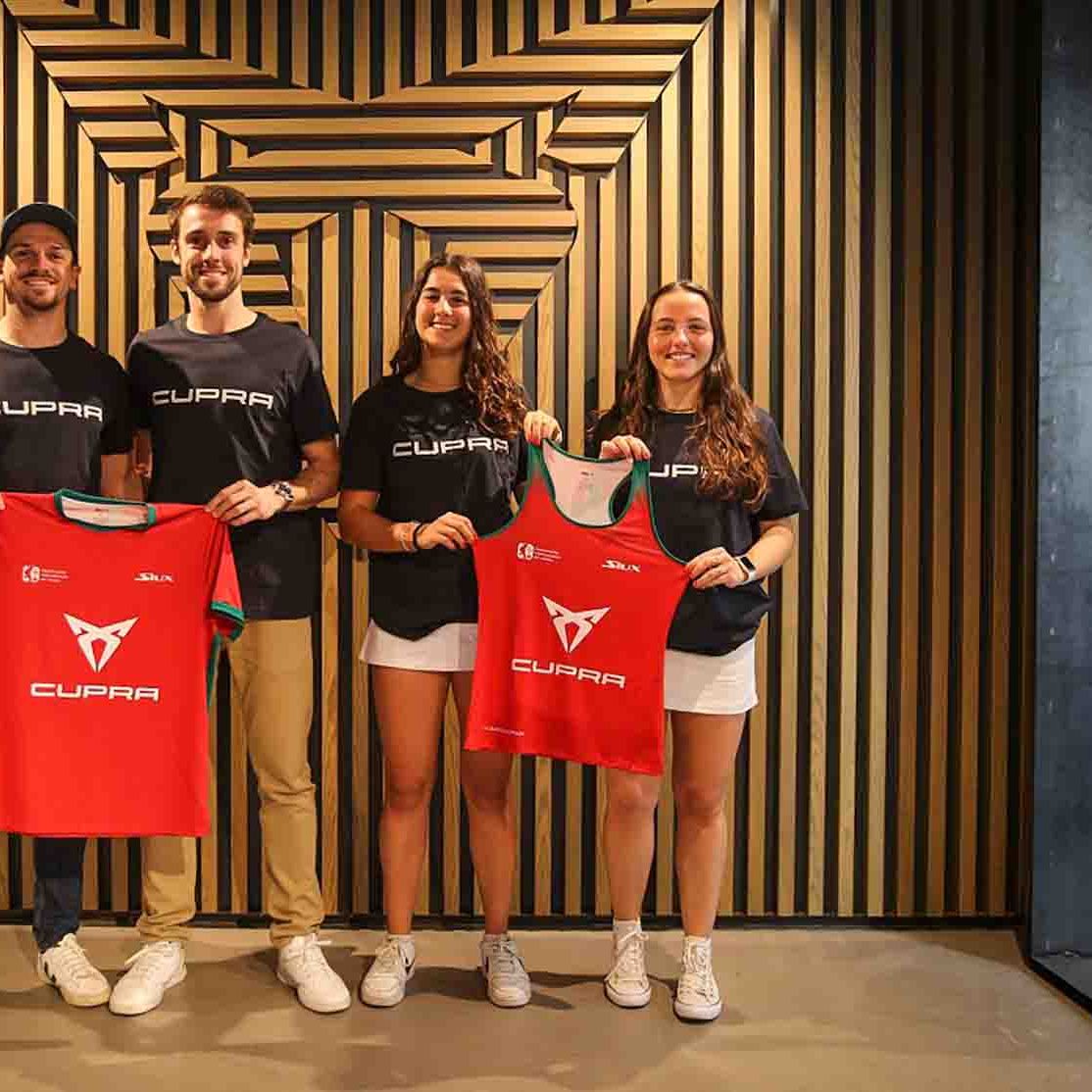 CUPRA patrocina Seleções Nacionais de Absolutos de Padel