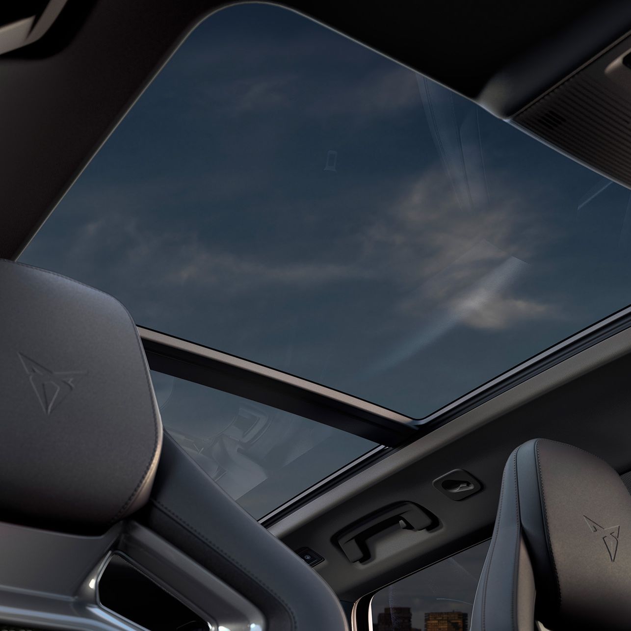 novo cupra leon sportstourer upgrade de equipamento skyline teto de abrir panorâmico elétrico 